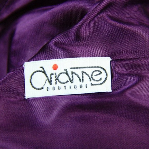 LES COPAINS GORGEOUS BLACK / PURPLE SUIT 90% WOOL SIZE 44 NEW MADE IN ITALY 122 - Picture 7 of 11